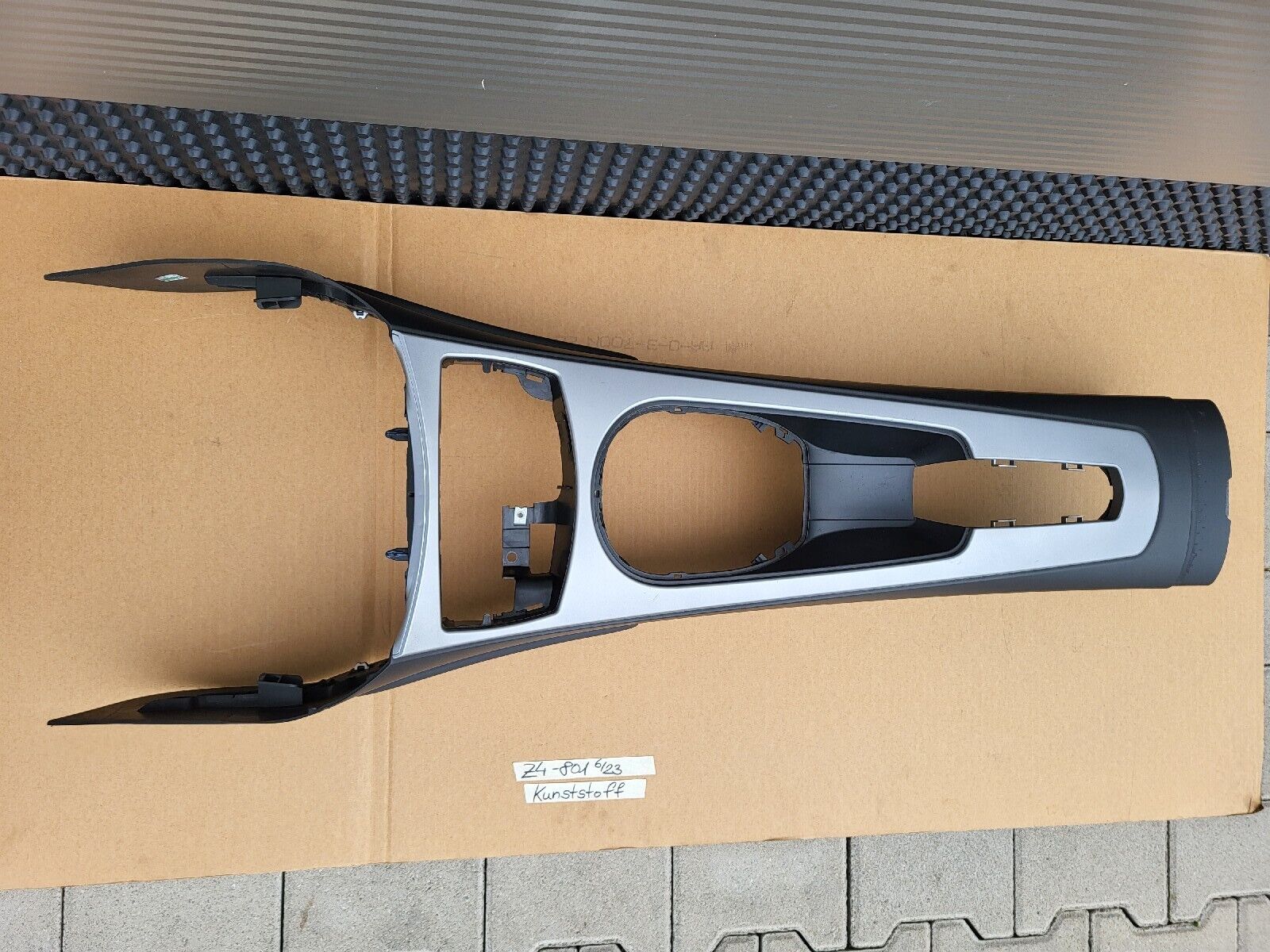 BMW Z4 E85 E86 Mittelkonsole Schwarz Verkleidung Blende Kratzer