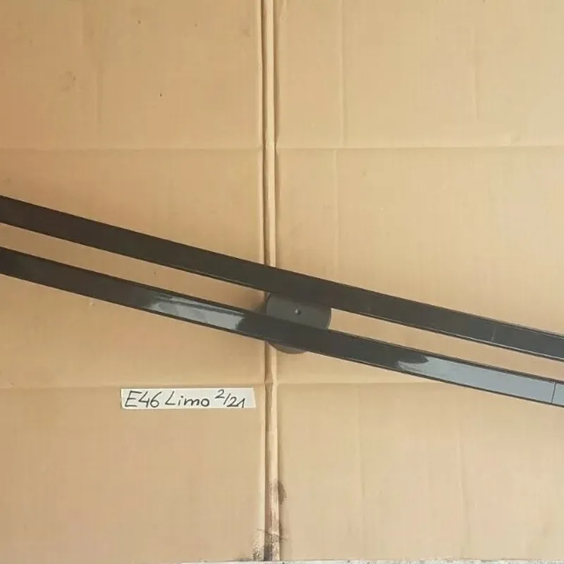 BMW E46 Limousine Dachleisten Zierleiste Dach Karrosserie schwarz metallic R+L