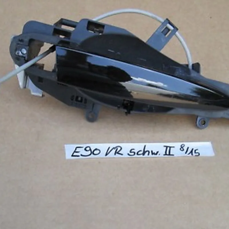 BMW E90 E91 E92 Tür Außen Griff schwarz Träger + Schliessbügel VORNE RECHTS