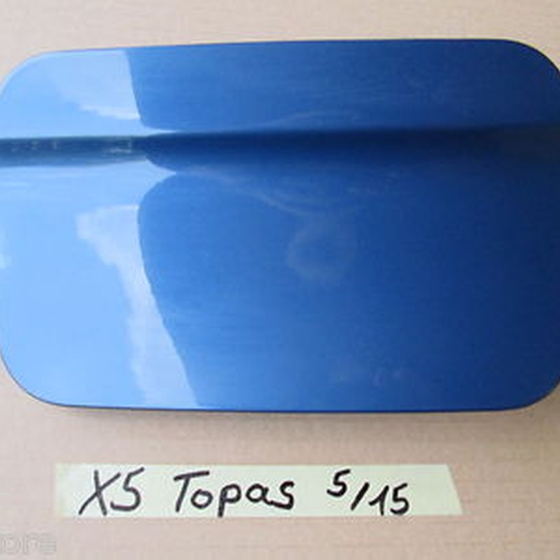 BMW X5 E53 Tank Deckel Tankklappe mit Scharnier Topas blau Metallic