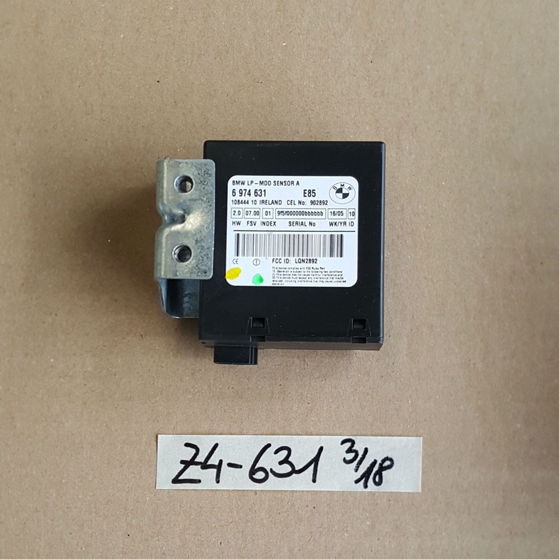 BMW Z4 E85 / Z8 E52 Z3  Alarm Modul Steuergerät Radarinnenraumschutz 6974631