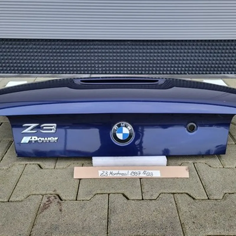 BMW Z3 Roadster Heckklappe Heckdeckel Kofferraum Deckel Montreal Blau ABHOLUNG