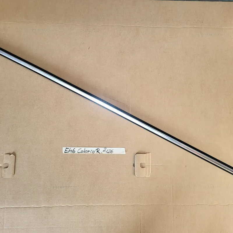 BMW E46 Cabrio Schachtabdeckung Zierleiste Chrom für Beifahrer Tür RECHTS
