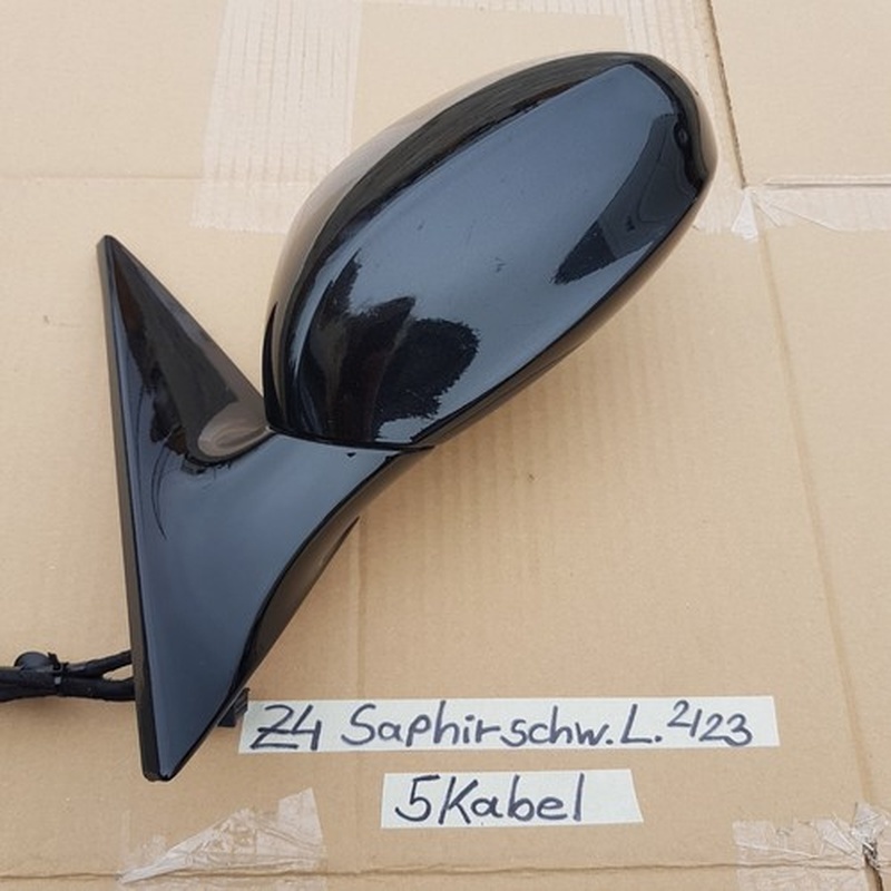 BMW Z4 E85 E86 Seiten Außen Spiegel +  Motor LINKS  saphir schwarz shadow line