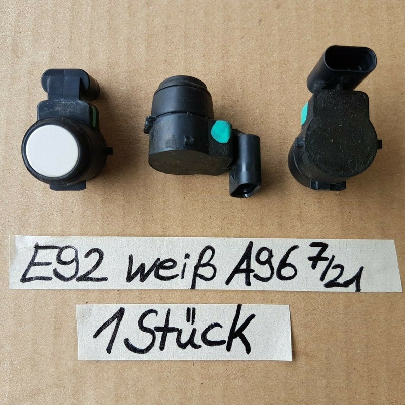 BMW E92 E93 M3 PDC Sensor Einparkhilfe für Heckschürze Perl weiß A96