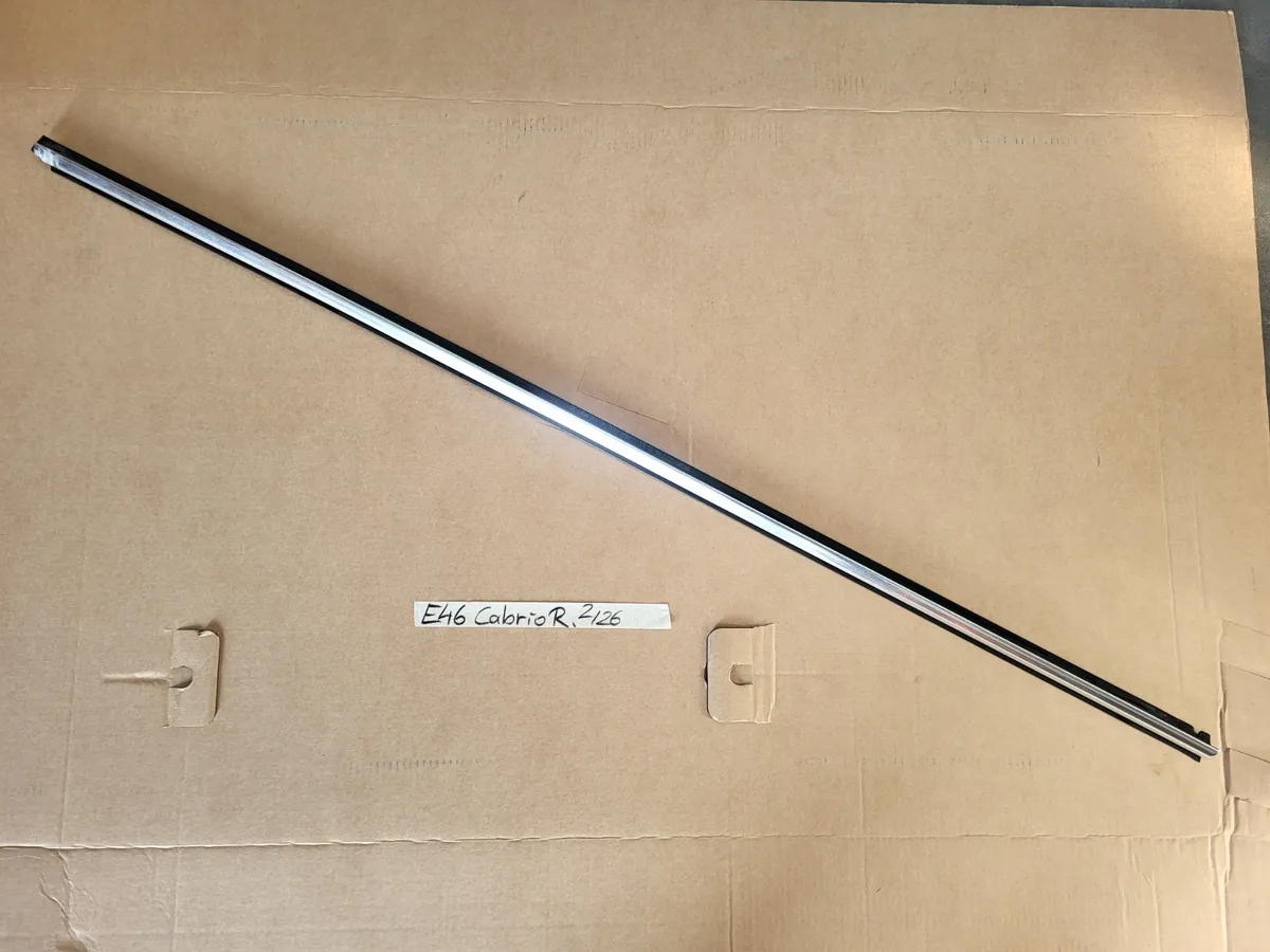 BMW E46 Cabrio Schachtabdeckung Zierleiste Chrom für Beifahrer Tür RECHTS