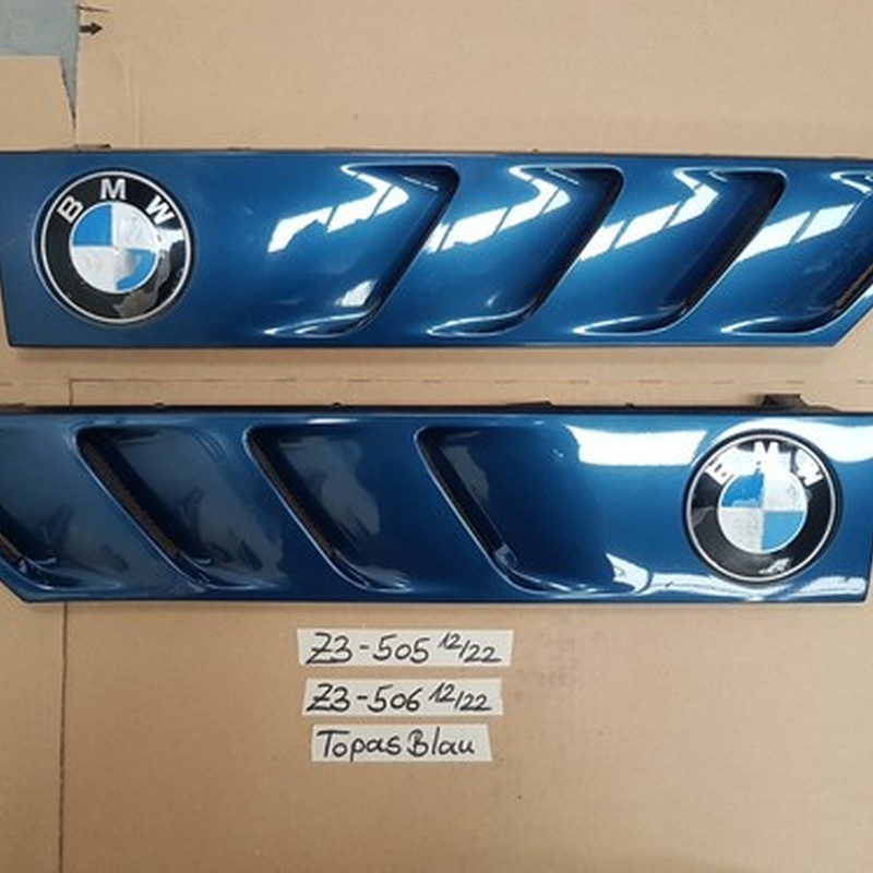 BMW Z3 Roadster Lufteinlass Kiâemen Ziergitter Motorhaube Topas blau ABHOLUNG