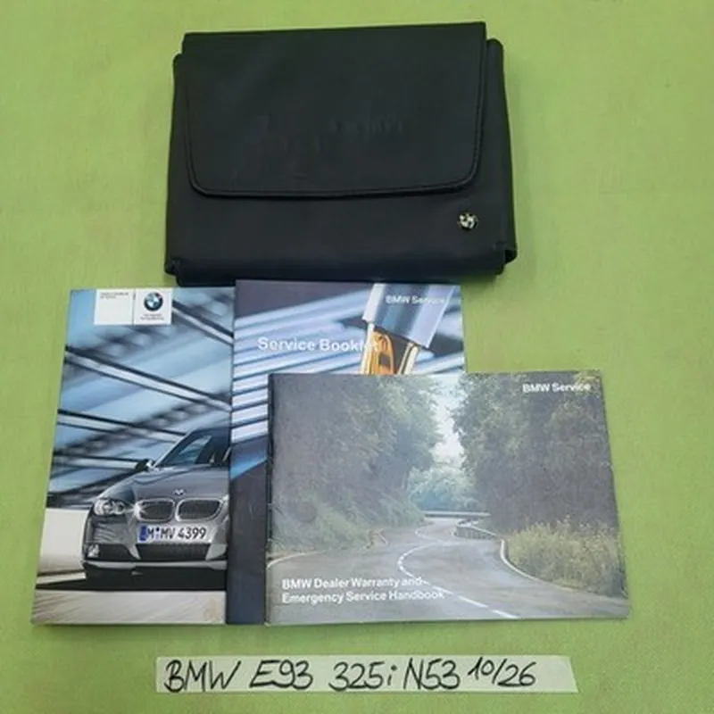 BMW E93 Cabrio Bord Mappe Betriebsanleitung Service Heft english handbook