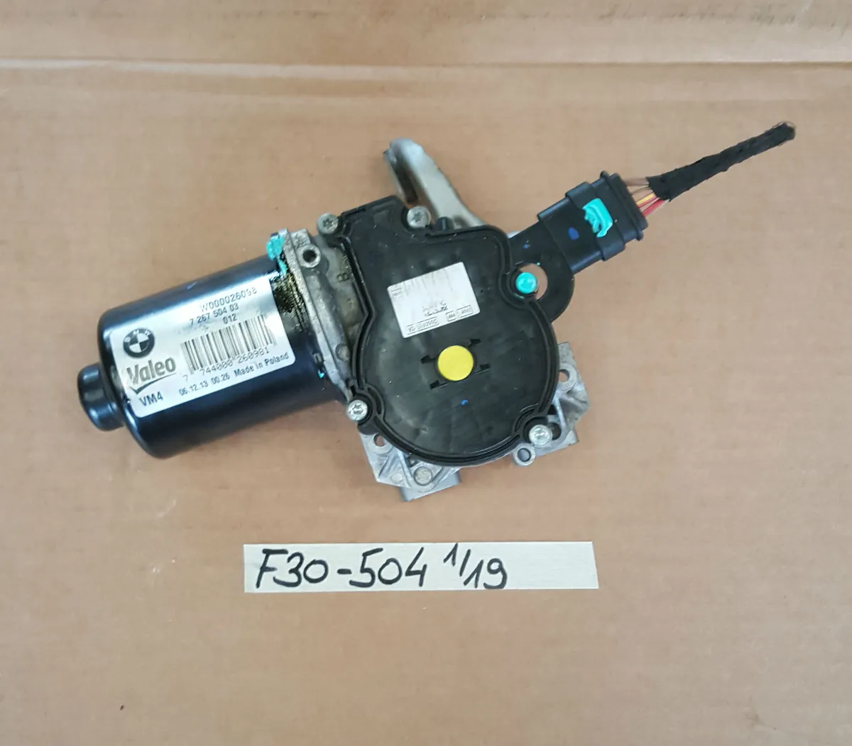 BMW F30 F31 F34 Scheibenwischer Motor Wischanlage VORNE 7267504