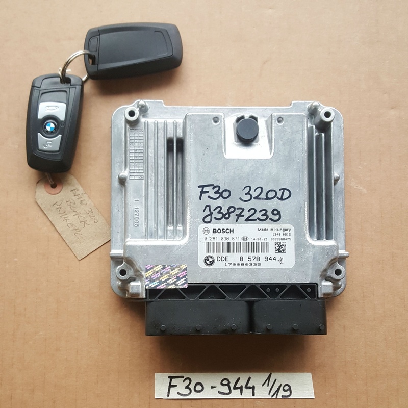 BMW F20 F21 F30 F31  Motorsteuergerät DDE 8578944 mit Schlüssel Chip