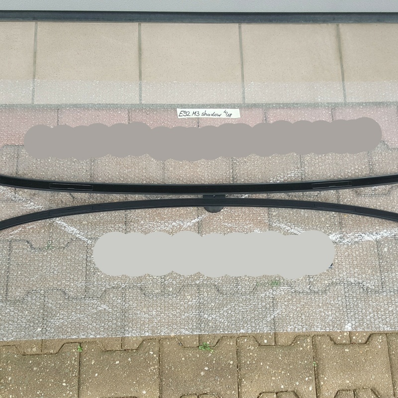 BMW E92 M3 Coupe Dach Zier Leiste oben Shadow Line Dachleisten ABHOLUNG