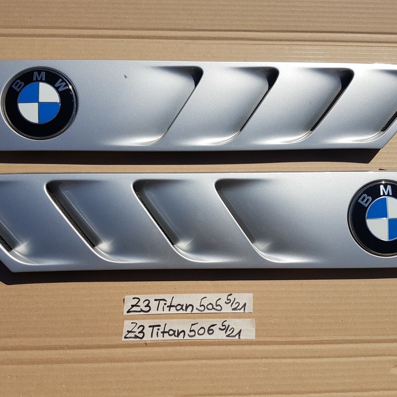 BMW Z3 Lufteinlass Kiâemen Ziergitter Motorhaube Titan Silber RECHTS + LINKS