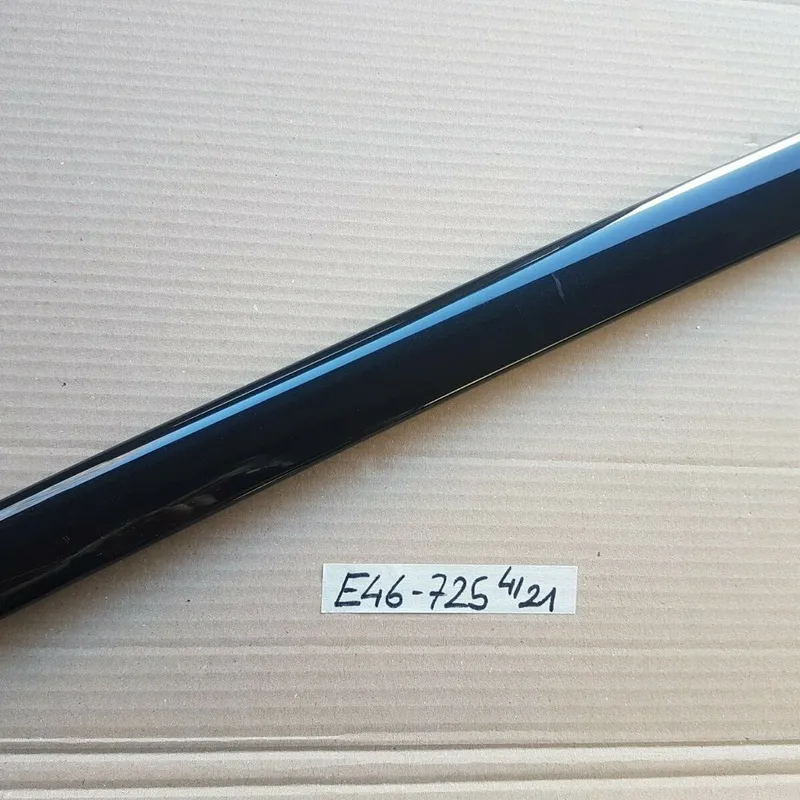 BMW E46 Limo Holz Tür Leiste innen VORNE LINKS Verkleidung schwarz 8200725