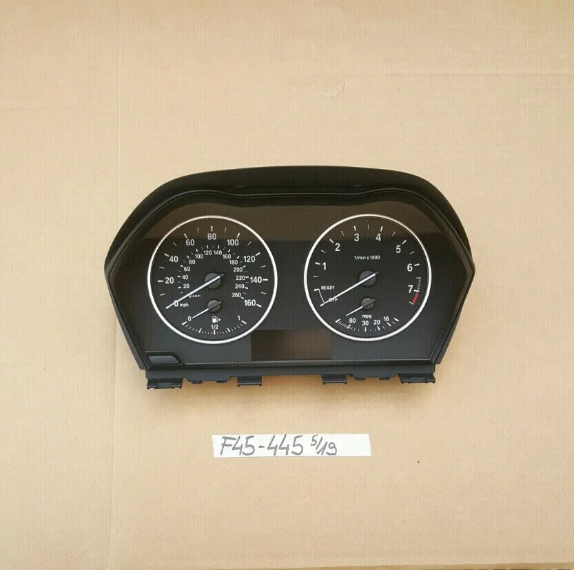 BMW F45 F46 X1 F48 Instrumentenkombination Meilen Tacho 9295445 speed indicator