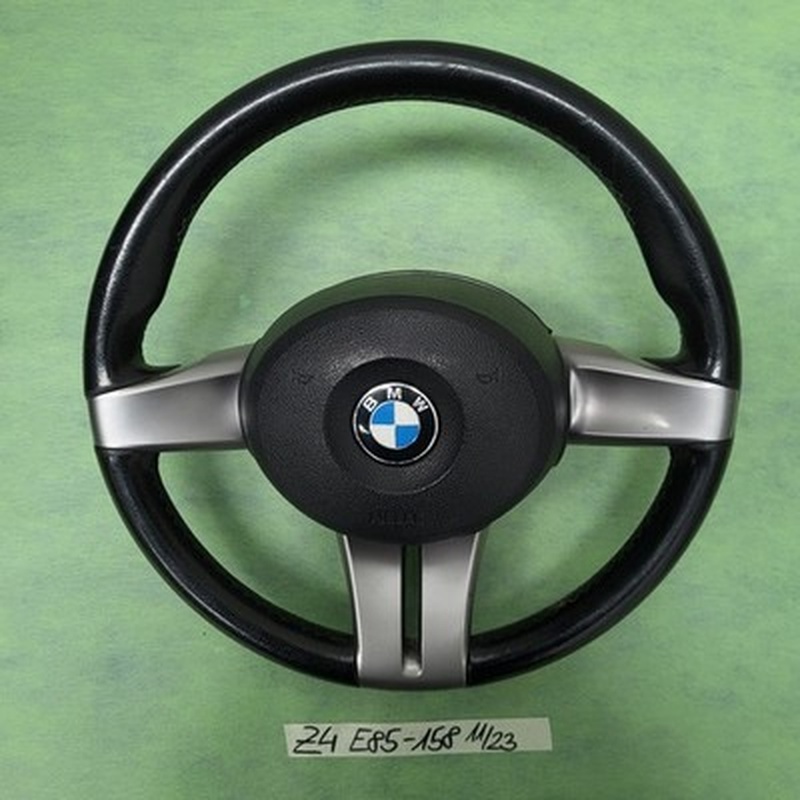BMW Z4 E85 E86 Lenker  Leder Lenkrad  Chrom Line 6758158 Fahrer-AB-Modul