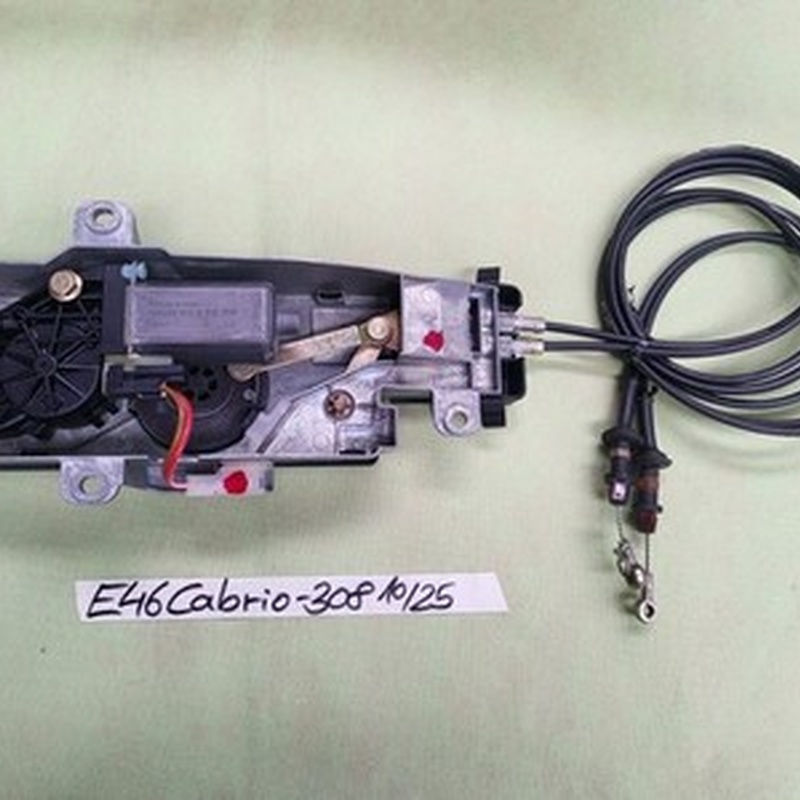 Original BMW E46 Cabrio  Verdeck Klappen Antrieb Motor + Seilzug 8227907