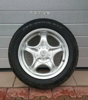 BMW E30  Aluminium Rad 15 Zoll Rial Alufelge 7J x 15 H2  Reifen 205/55  ABHOLUNG