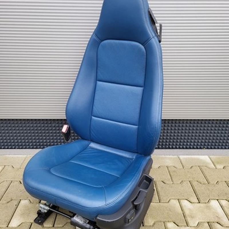BMW Z3 Roadster Fahrer Sitz Leder blau OHNE  Sitzheizung ABHOLUNG