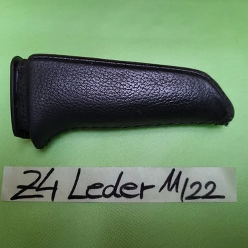 BMW Z4 E85 E86 Griff für Handbremse Leder Schwarz Black