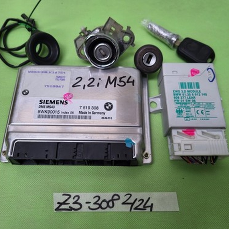 BMW Z3 Motorsteuergerät 7519308  2,2 i Wegfahrsperre EWS Modul Zündschloss M54