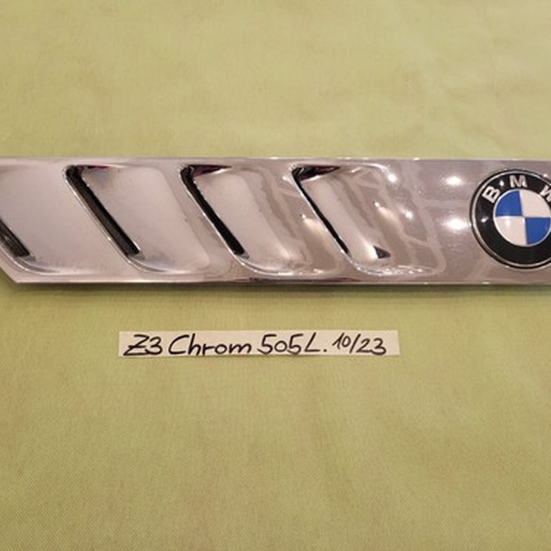 BMW Z3 Lufteinlass Kiâemen Ziergitter Motorhaube Chrom Silber LINKS 8397505