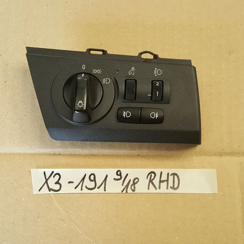 BMW X3  Bedieneinheit Licht Schalter 6990191 RHD right hand drive light switch