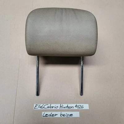 BMW E46 Cabrio Kopfstütze HINTEN Leder Beige Überroll-Schutzsystem