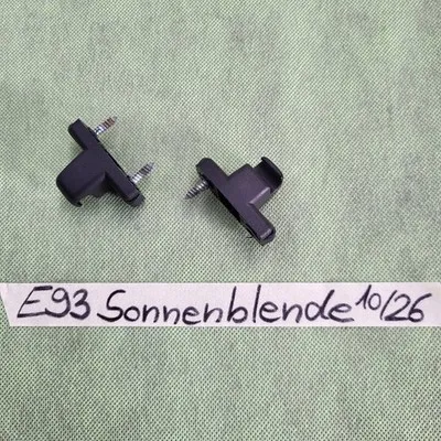 BMW E93 Cabrio Sonnenblenden Halter Gegenstück Befestigung