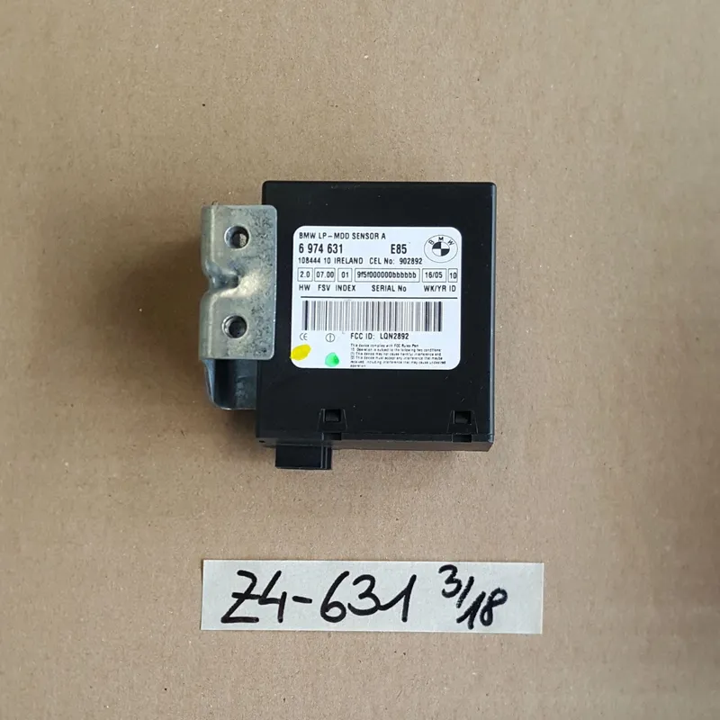 BMW Z4 E85 / Z8 E52 Z3  Alarm Modul Steuergerät Radarinnenraumschutz 6974631