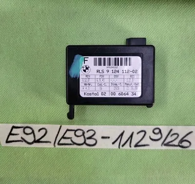 BMW E90 E91 E92 E93 E81 E82 E87 E88 Steuergerät RLS Regen Licht Sensor 9124112
