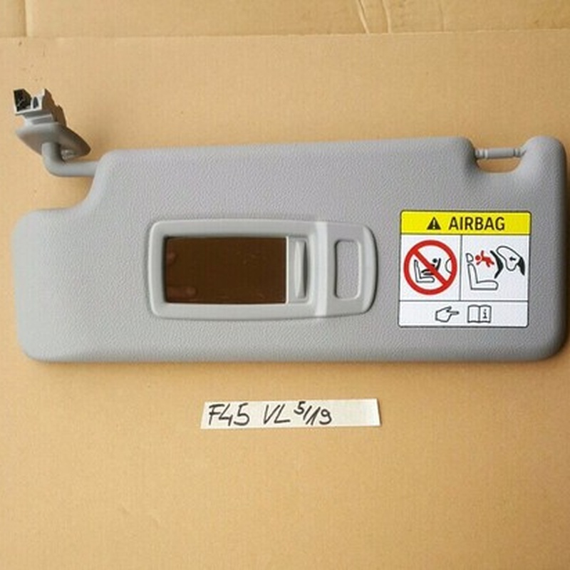 BMW 2er F45 Sonnenblende grau Sonnen Schutz Blende LINKS beleuchtet 7336257