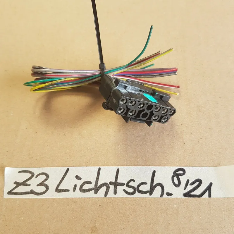 BMW Z3 Roadster Stecker für Licht Schalter mit Kabel Stück abgeschnitten 
