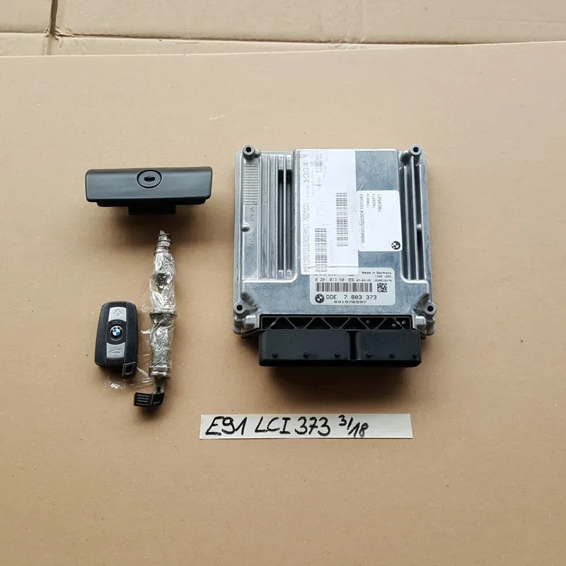 BMW E90 E91 DDE Motor Steuergerät 7803373 Modul Türschloss Schlüssel ABHOLUNG
