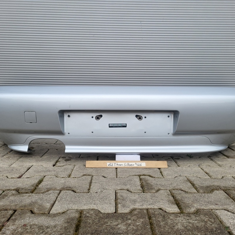 BMW Z3 Facelift Heck Stoßstange Stoßfänger HINTEN Heckschürze Silber ABHOLUNG