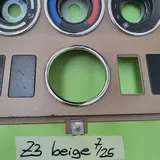 BMW Z3  Mittelkonsole Klima Blende Verkleidung Heizung beige 8397702 Chrom Ringe