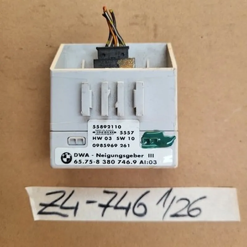 BMW Z4 E85 E86 Neigungsgeber Alarmanlage Neigungssensor DWA 8380746  