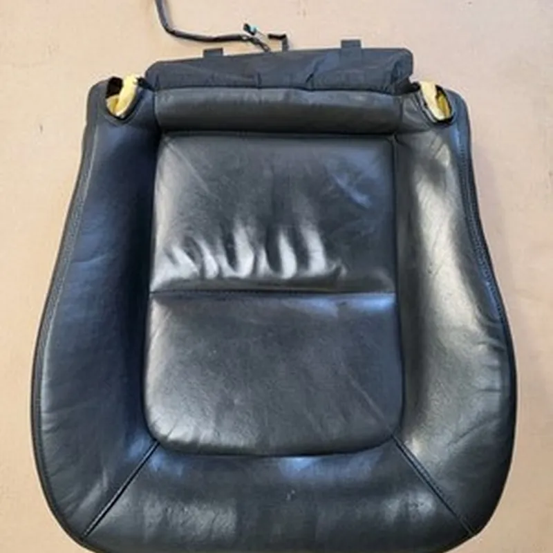 BMW Z3 Roadster Fahrer Sitz Kissen Unterteil Leder schwarz Snake Sitz Heizung 