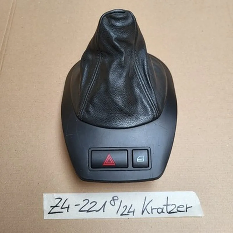 BMW Z4 E85 E86 Schaltsack Leder Manschette Blende Schaltkulisse 7026221 schwarz