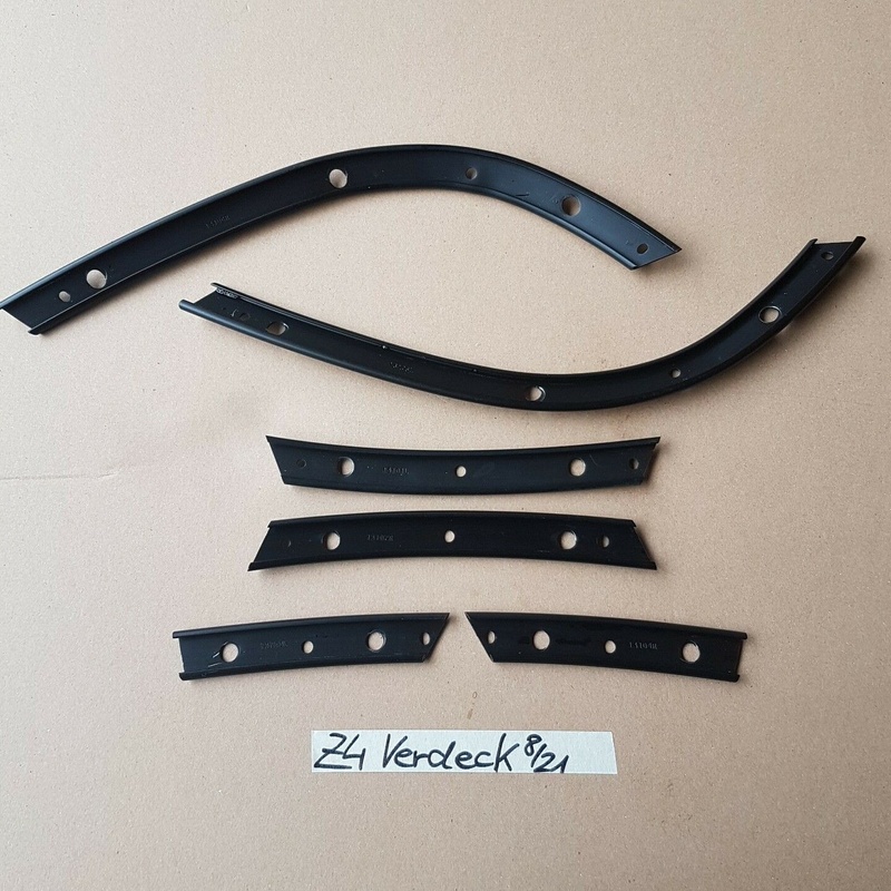 BMW Z4 E85 Roadster Dichtung Verdeck Leiste Führung Schiene rechts links