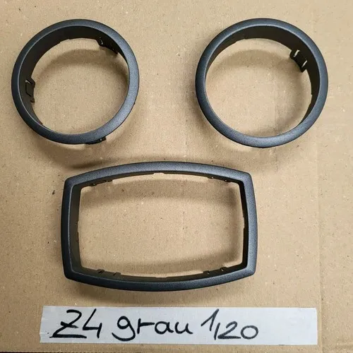 BMW Z4 E85 Armaturenbrett Ring Set grau Rahmen Klima Blende Verkleidung 7048494