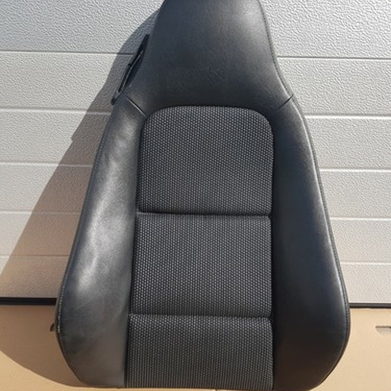 BMW Z3 Roadster Facelift Bei Fahrer Sitz Oberteil Leder Lehne schwarz RECHTS