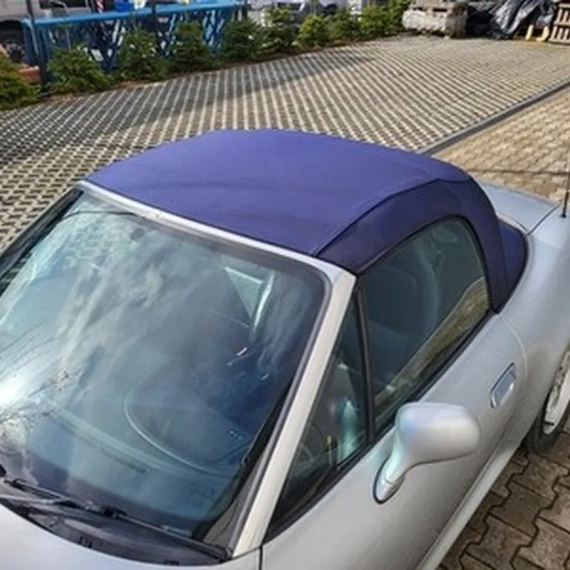 BMW Z3 Roadster Verdeck Stoff Dach blau mit Gestänge + Rahmen ABHOLUNG