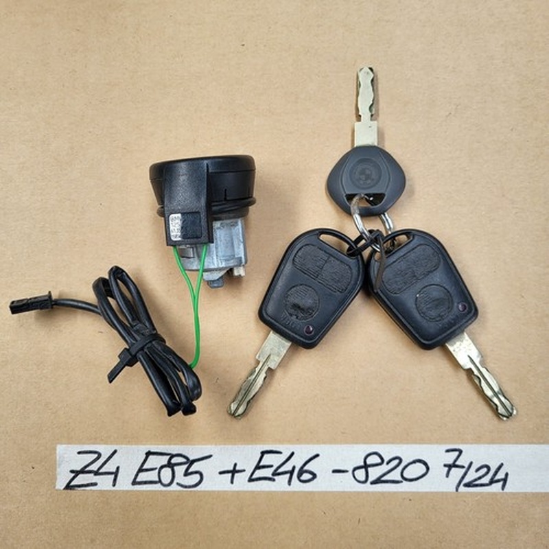 BMW Z4 E85 E46 Zündschloss Zylinder 1095820 Ring Antenne 8364710 + 3 Schlüssel