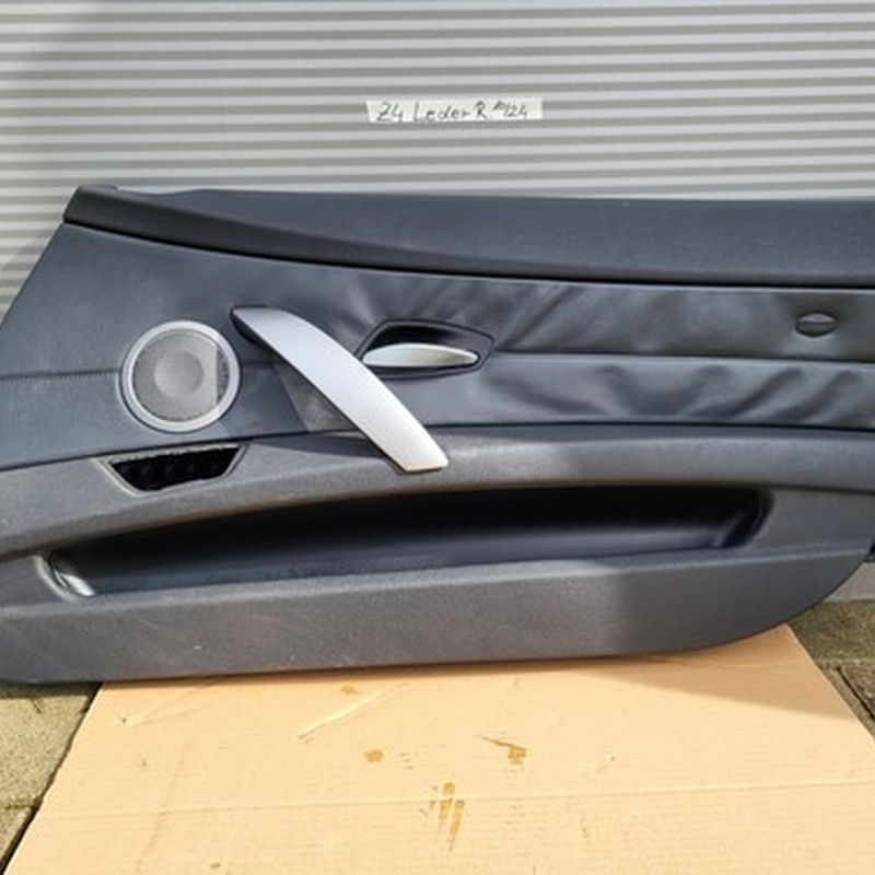 BMW Z4 E85 E86 Tür Verkleidung Türtafel Türpappe Leder RECHTS schwarz