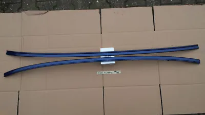 BMW E60 Dach Leiste Dachleisten Zierleisten Dachreling blau 7070196 7070195