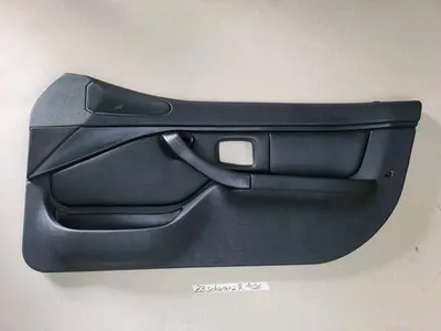 BMW Z3 Roadster Coupe Tür Verkleidung Leder Schwarz RECHTS + Griff Airbag-Klappe