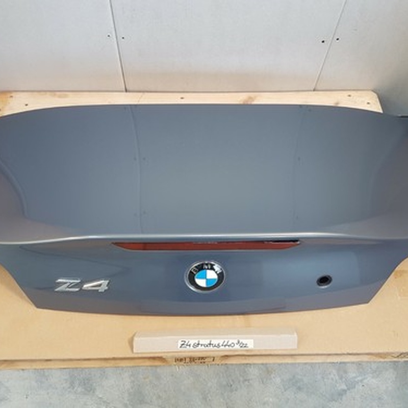 BMW Z4 E85 Heckklappe Kofferraum Klappe Heckdeckel Stratus grau 440  ABHOLUNG