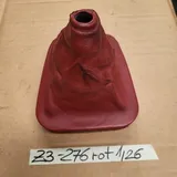 BMW Z3 Roadster + Coupe Schaltsack Leder Abdeckung für Schalthebel 1222276 Rot