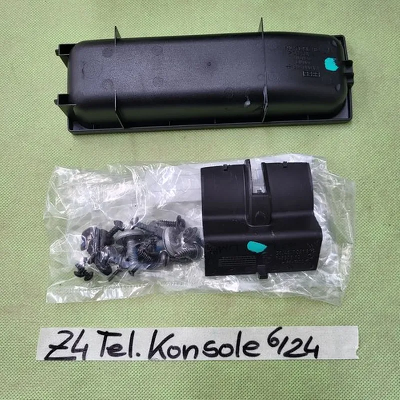 BMW Z4 E85 Plastik Einsatz Telefon Konsole 6924064 Mittelkonsole hinten schwarz