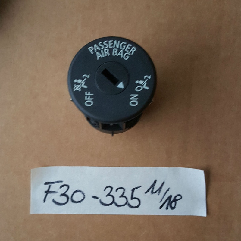 BMW F20 F21 F30 F31 F34 F35 Mini Schalter Deaktivierung Beifahrer Airbag 9196335